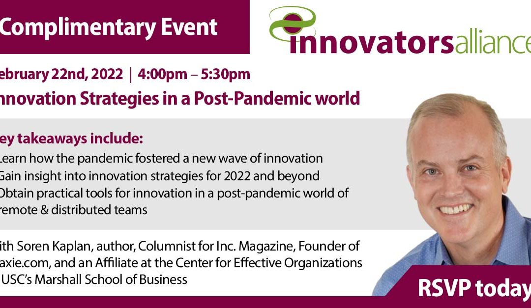 Innovation Strategies in a Post-Pandemic World